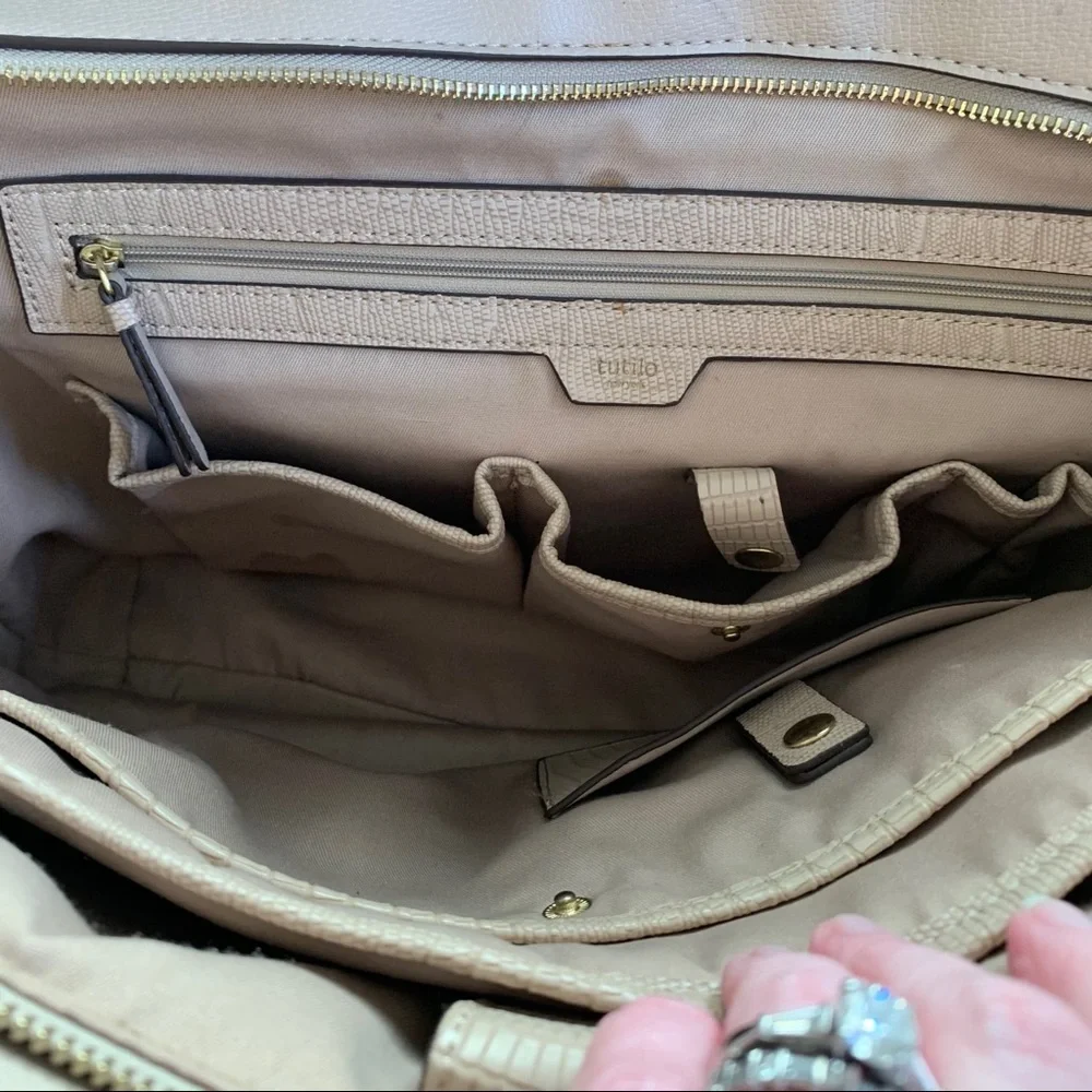 Tutilo Croc Laptop Tote Bag